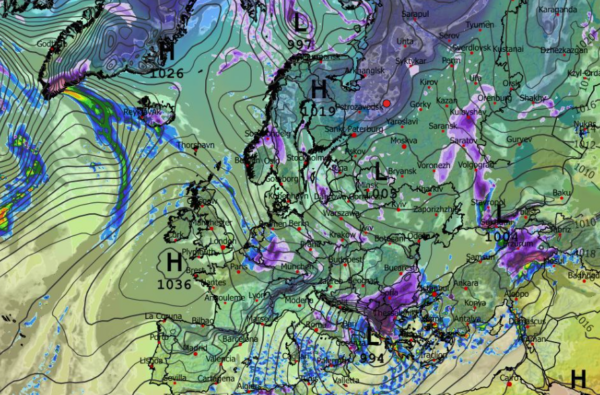 Καιρός Πρωτοχρονιά: Απίθανες χιονοεκπλήξεις από το ευρωπαϊκό (vid)