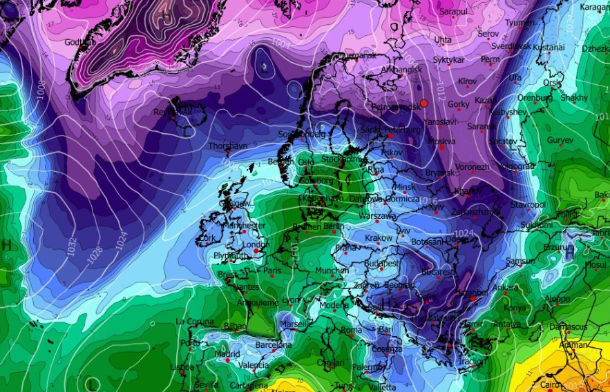 Καιρός GFS: Από 7 Γενάρη η νέα τάση ψυχρής εισβολής… (vid)