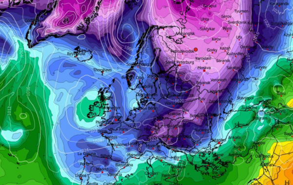 Καιρός Χριστούγεννα: Καρέ – καρέ η τάση για ψυχρή εισβολή από το GFS (vid)