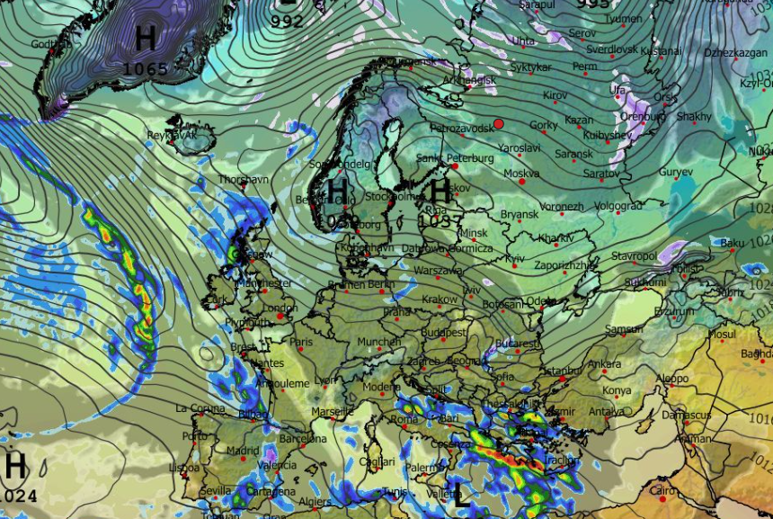 Καιρός 17-12: Πρωινά δεδομένα GFS, καρέ-καρέ η τάση έως την Πρωτοχρονιά