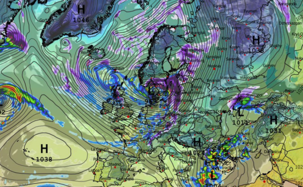 Καιρός 31-12: Μοτίβο διαδοχικών κακοκαιριών από GFS (vid)