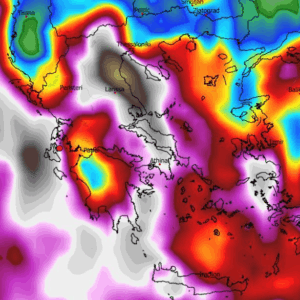 Καιρός 2-12: Τα ύψη υετού έως τα μέσα Δεκέμβρη – Πρωινά δεδομένα GFS