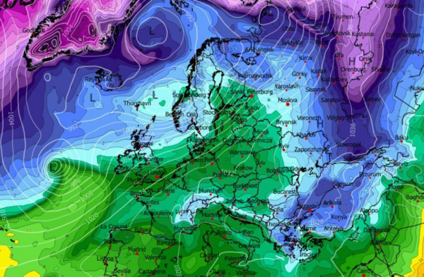 Καιρός Χριστούγεννα: Ψυχρές μάζες και από το GFS – Νέα δεδομένα