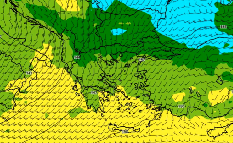 Καιρός Χριστούγεννα: Βίντεο – ανάλυση αερίων μαζών από τον Κολυδά
