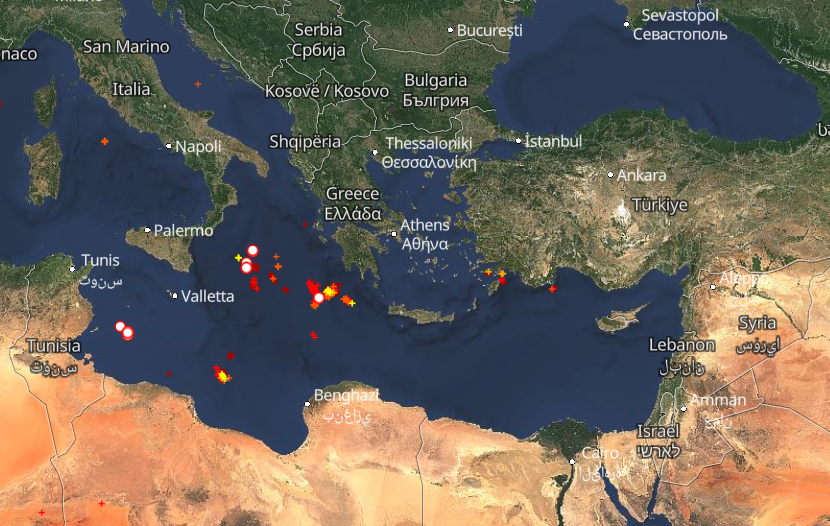 Καιρός 22-12: Πού εκδηλώνονται τώρα καταιγίδες – Live