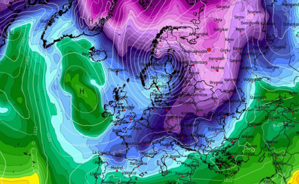 Καιρός Χριστούγεννα: Ψήνει δυνατή ψυχρή εισβολή το ευρωπαϊκό
