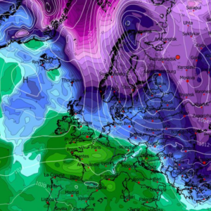 Καιρός 24-12: Σταθερά με ψυχρές εισβολές το αμερικανικό μοντέλο