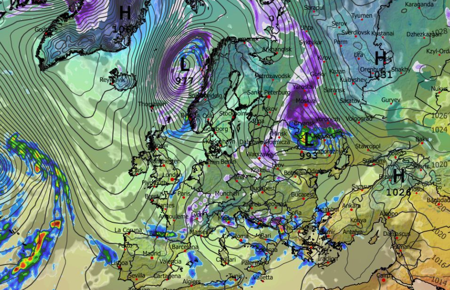 Καιρός Χριστούγεννα: Ανανέωσε το GFS, τίποτα το αξιόλογο για πολλές μέρες (vid)