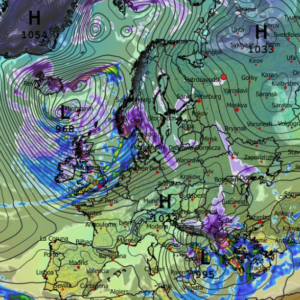 Καιρός Χριστούγεννα: Διαδοχικές κακοκαιρίες και με χιόνια από GFS (vid)