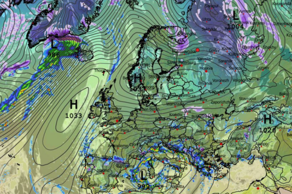 Καιρός ECMWF: Καρέ – καρέ οι κακοκαιρίες έως την Πρωτοχρονιά (vid)