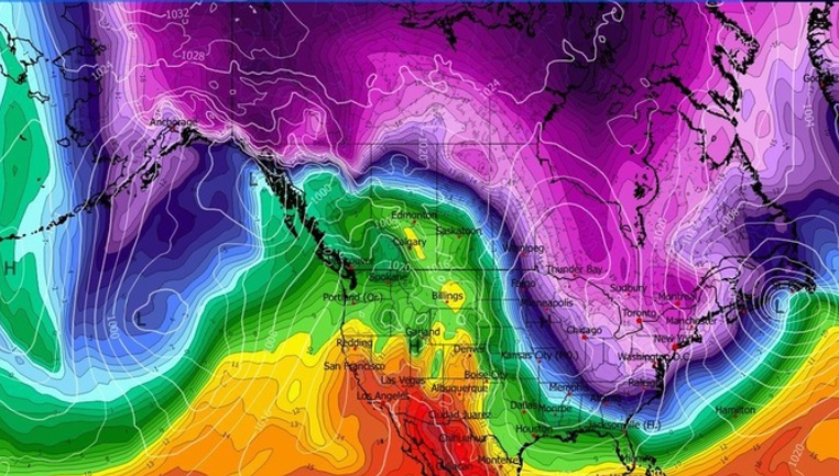 Βόρεια Αμερική – Ευρώπη: Ψυχρό μέτωπο στη μία πλευρά, ήπιος καιρός στην άλλη