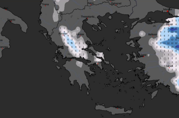 Καιρός 28-12: Πού θα χιονίσει παραμονή – ανήμερα Πρωτοχρονιάς; Χάρτης χιονοκάλυψης