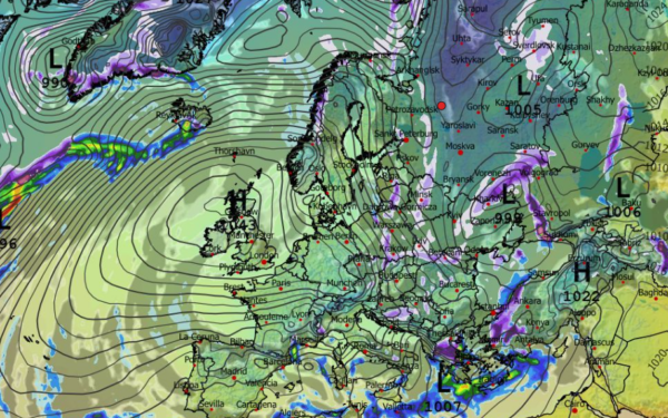 Καιρός 22-12: Επιμένει το GFS για ψυχρή εισβολή και χιόνια (Vid)