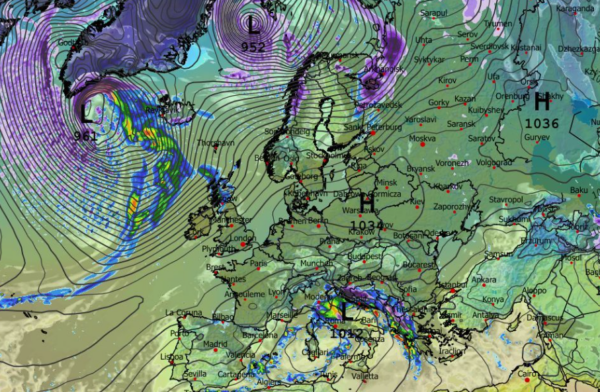 Καιρός Χριστούγεννα: Ο δρόμος έως τις γιορτές από το ευρωπαϊκό (vid)