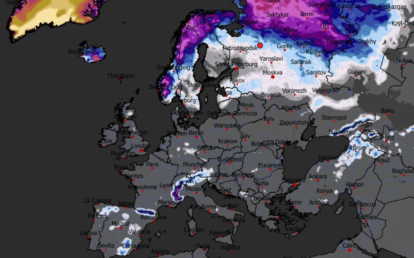Καιρός Χριστούγεννα: Χωρίς χιόνι οι περισσότερες χώρες της Ευρώπης