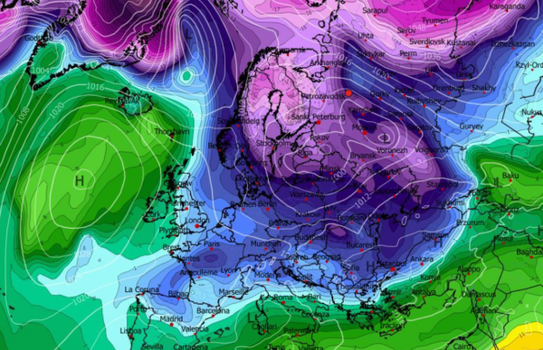 Καιρός Χριστούγεννα: Τι βλέπει το ευρωπαϊκό για την ψυχρή εισβολή (vid)