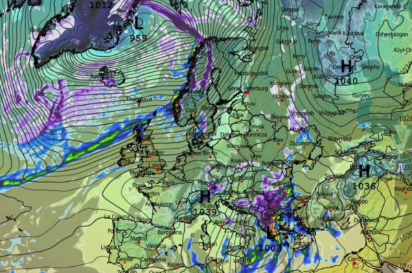 Καιρός Χριστούγεννα: Πρώτο σενάριο για χιονοχαμηλό από το GFS