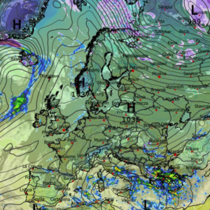 Καιρός Χριστούγεννα: Διαδοχικές κακοκαιρίες βλέπει το ευρωπαϊκό (Vid)