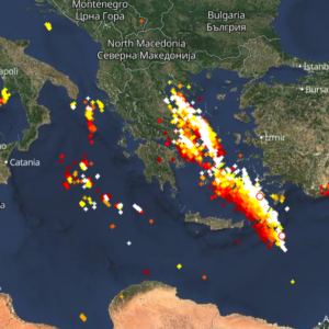 Καιρός 5-12: Λαίλαπα καταιγίδων Live – Πού χτυπά τώρα η κακοκαιρία Byron