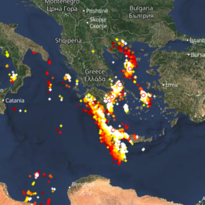 Καταιγίδες Live: Πού σχηματίζει λαίλαπα τώρα η κακοκαιρία Byron