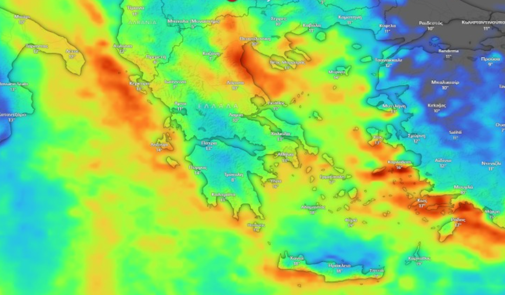 Καιρός 1-12: Ενημέρωση Κολυδά για κακοκαιρία – Νωρίς ακόμα για τα Χριστούγεννα