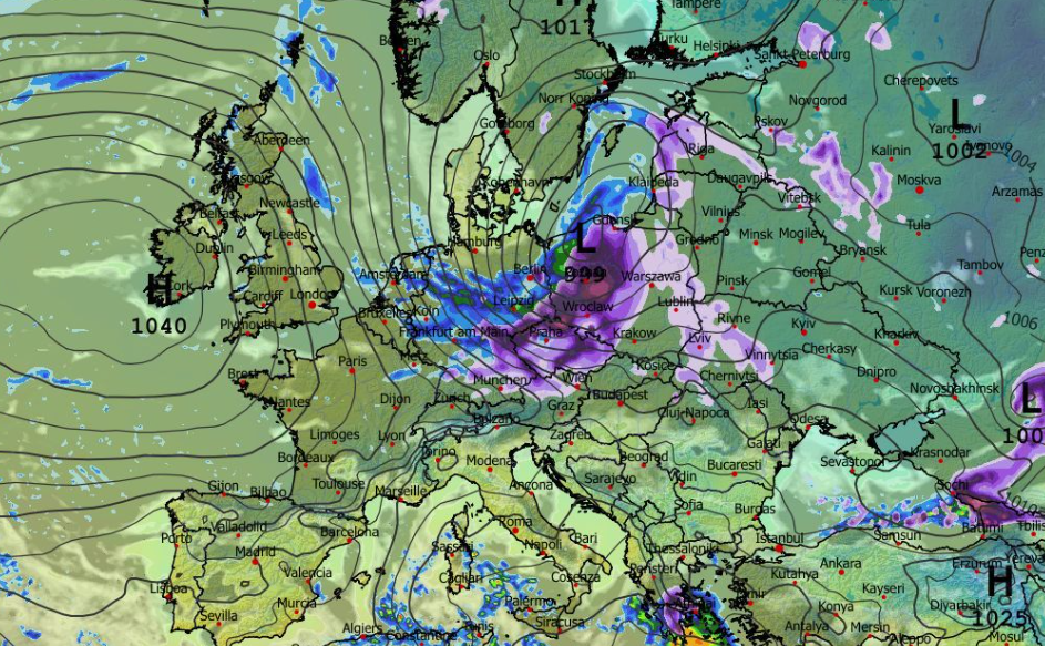 Καιρός Χριστούγεννα: Ενισχύει την κακοκαιρία το ευρωπαϊκό! Πρωτοχρονιά με χιόνια;