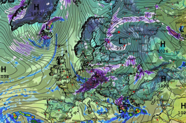 Καιρός Πρωτοχρονιά: Σενάρια και για χιόνια από το GFS (vid)