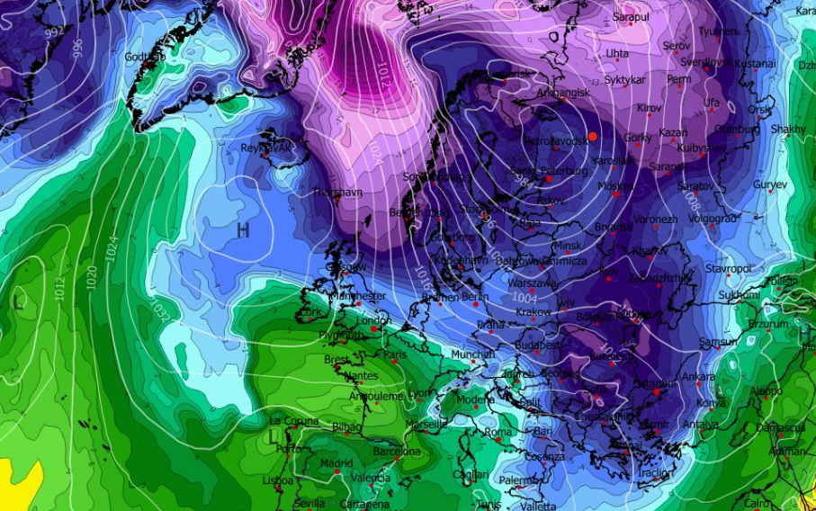 Καιρός 23-12: Το GFS… ψυχραίνει για τα καλά – Νέα σενάρια ψυχρής εισβολής