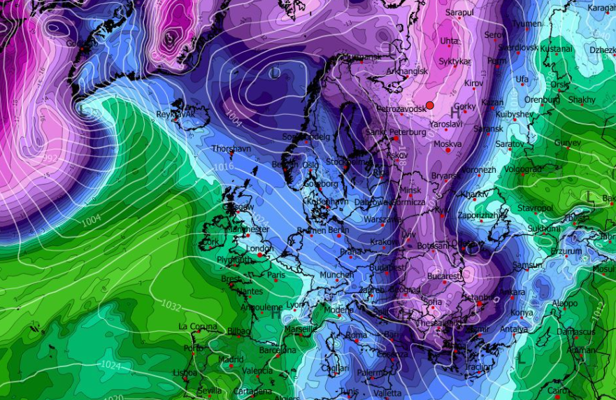 Καιρός: Σενάριο για διαδοχικές ψυχρές εισβολές από το GFS