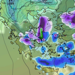 Καιρός Πρωτοχρονιά: Σενάριο και για χιονόπτωση στην Αθήνα από το GFS
