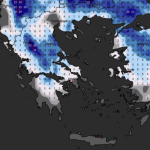Καιρός 26-12: Φέρνει χιόνια το GFS – Καρέ – καρέ ο χάρτης χιονοκάλυψης