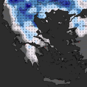 Καιρός GFS: Λίγα χιόνια την Πρωτοχρονιά, τάση για περισσότερα μετά…