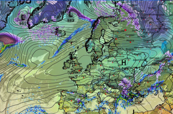 Καιρός Χριστούγεννα: Χιονο…τρέξιμο από το ευρωπαϊκό με διαδοχικές κακοκαιρίες (Vid)