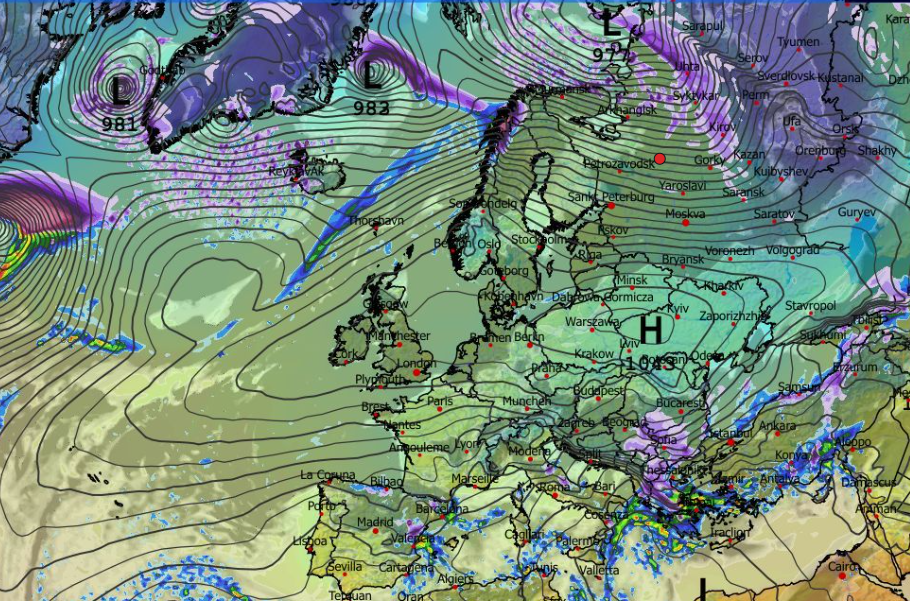 Καιρός Χριστούγεννα: Χιονο…τρέξιμο από το ευρωπαϊκό με διαδοχικές κακοκαιρίες (Vid)