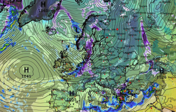 Καιρός 23-12: Ξανά σενάρια χιονοπτώσεων και στην Αττική