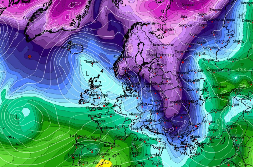 Καιρός 4-1: Διατηρεί την τάση ψυχρής εισβολής το ευρωπαϊκό (vid)