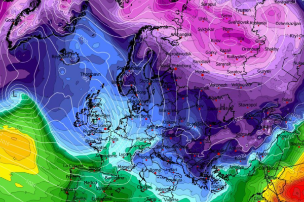 Καιρός 16-1: Με διάρκεια η ψυχρή εισβολή – Νέα δεδομένα GFS (vid)