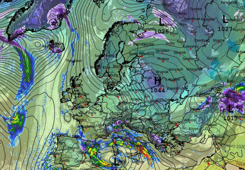 Καιρός 12-1: Κρατά την τάση για κακοκαιρίες και με χιόνια το ECMWF (vid)