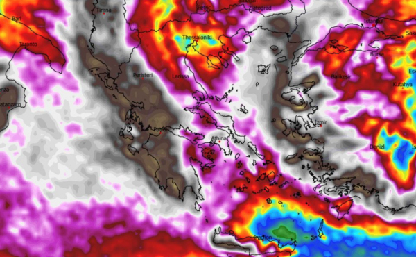 Καιρός 19-1: Προοπτική για πολλά νερά και από το ευρωπαϊκό