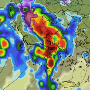 Καιρός 29-1: Νέα δεδομένα GFS – Ισχυρές καταιγίδες την Κυριακή, διατηρεί τα χιόνια (vid)