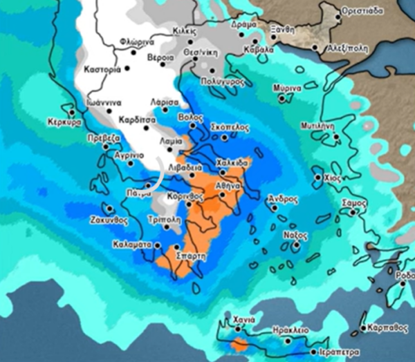 Καιρός 19-1: Πού θα χιονίσει; Ανάλυση Αρναούτογλου και για τις καταιγίδες