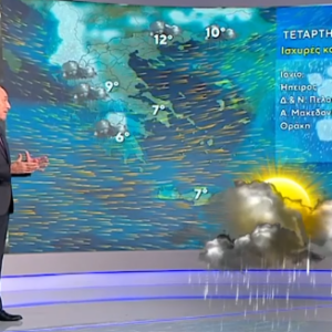 Καιρός 7-1: Προσοχή τις επόμενες ώρες – Προειδοποίηση Τάσου Αρνιακού (vid)