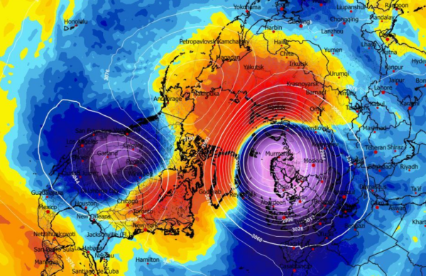Καιρός 28-1: Επιμένει το GFS – Σπάει το Polar Vortex (vid)