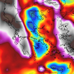 Καιρός 24-1: Δυτικά και ανατολικό Αιγαίο – Πού δίνει το GFS τις περισσότερες βροχές