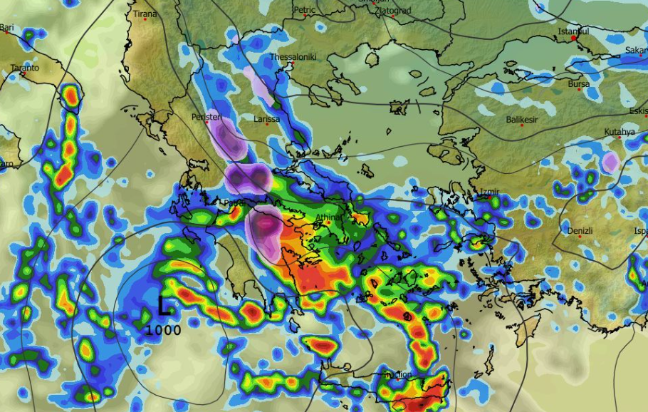 Καιρός 27-1: Διαδοχικές κακοκαιρίες έως 10 Φλεβάρη από το ECMWF