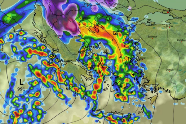 Καιρός 28-1: Χιονοεκπλήξεις από το ευρωπαϊκό Κυριακή – Δευτέρα (vid)