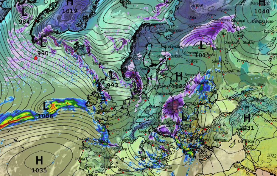 Καιρός 3-1: Με βροχές η νέα εβδομάδα, πιο πολλές από Πέμπτη – Τι βλέπει το ECMWF