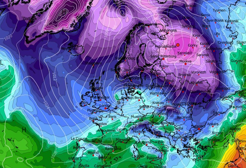 Καιρός 2-1: Νέα δεδομένα GFS – Εκτός ψυχρού τομέα η Ελλάδα; (vid)