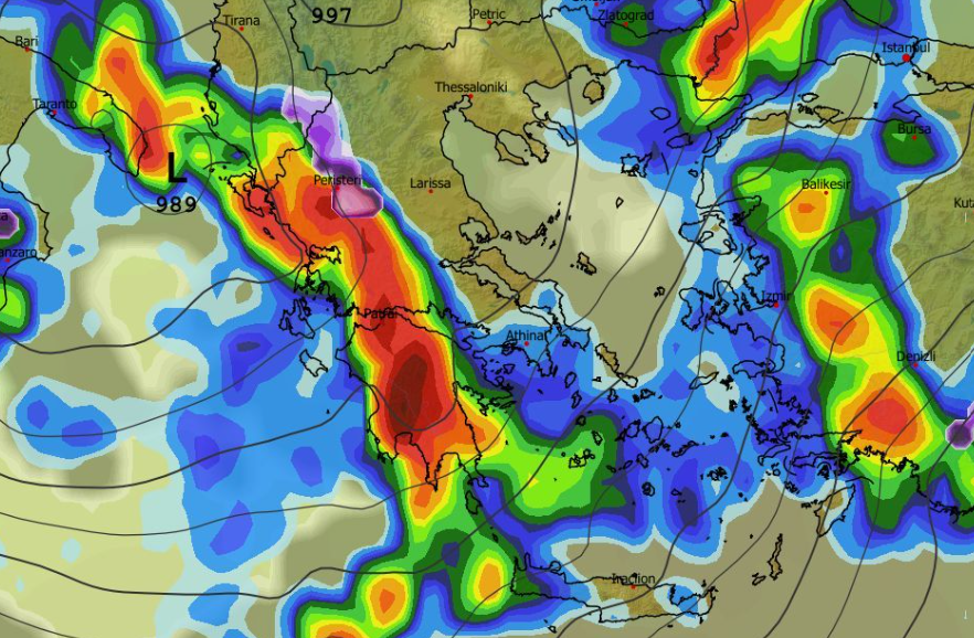 Καιρός 23-1: Σε τροχιά διαδοχικών κακοκαιριών – Νέα δεδομένα GFS