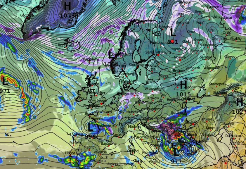 Διαδοχικές κακοκαιρίες στον ορίζοντα – Η μακροπρόθεσμη τάση του GFS για την Ελλάδα